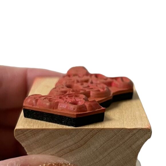 Disney All Night Media Bouncing Tigger Wood & Rubber Stamp 997-F04 - Picture 4 of 11